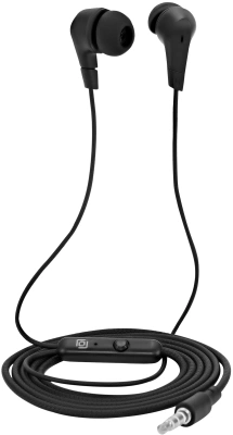 Гарнитура внутриканальные Оклик HS-S-250 1.2м черный проводные в ушной раковине (SS-E161)