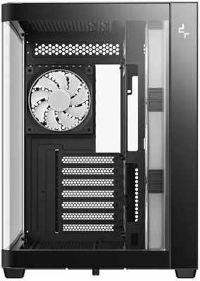 Корпус Deepcool CG530U 4F черный без БП ATX 6x120mm 4x140mm 2xUSB3.0 audio bott PSU
