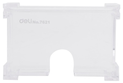 Подставка Deli E7621 для визиток 103х68х34мм прозрачный