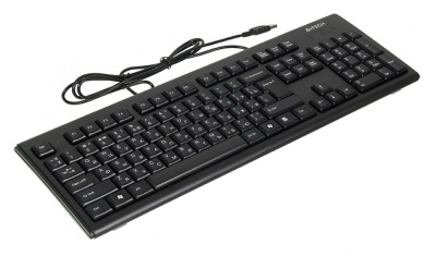 Клавиатура A4Tech KR-83 черный USB (KR-83 BLACK) кабель 1.5м