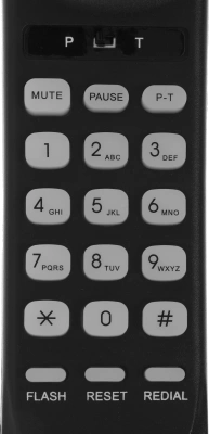 Телефон проводной Ritmix RT-002 черный