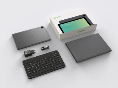 Планшет Digma K10 PLUS T615 (1.6) 8C RAM4Gb ROM64Gb 10.1" IPS 1280x800 4G Android 15 серый 5Mpix 2Mpix BT WiFi microSD 256Gb 5000mAh 225hrs