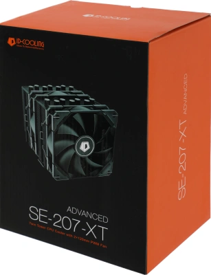 Устройство охлаждения(кулер) ID-Cooling SE-207-XT ADVANCED Soc-AM5/AM4/1200/1700/1851 черный 4-pin 15-35dB Al+Cu 280W 1020gr Ret