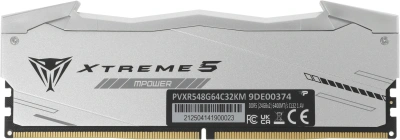Память DDR5 2x24GB 6400MHz Patriot PVXR548G64C32KM Viper Xtreme 5 RGB RTL Gaming PC5-51200 CL32 DIMM UDIMM 288-pin 1.4В с радиатором Ret