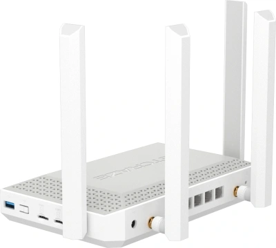 Роутер беспроводной Keenetic Netcraze Hopper 4G+ (NC-2312) AX3000 10/100/1000BASE-TX/4G cat.6 белый