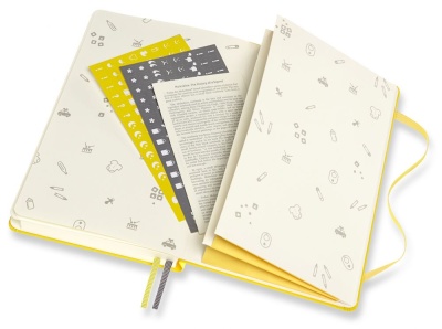 Блокнот Moleskine PASSION BABY PASBABY Large 130х210мм 400стр. подар.кор. желтый