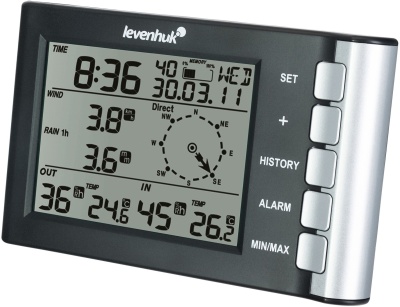 Погодная станция Levenhuk LP240 серебристый/черный