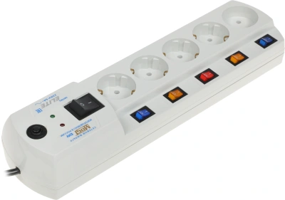 Сетевой фильтр Most EHV 5м (5 розеток) белый (коробка)