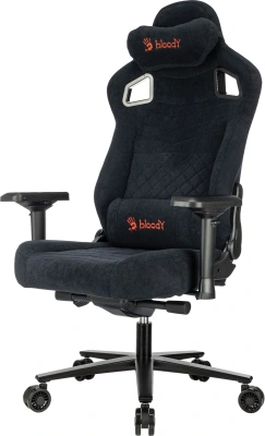Кресло игровое A4Tech Bloody GC-660 черный Formula 999 искусственная замша с подголов. крестов. металл
