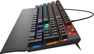 Клавиатура Оклик 935G RAGNAR механическая черный USB Multimedia for gamer LED (подставка для запястий) (1460068) кабель 1.2м