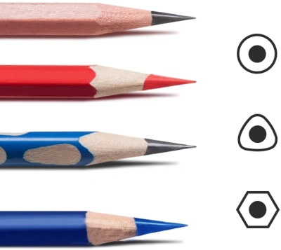 Точилка для карандашей механическая Deli 71162Red 1 отверстие пластик красный