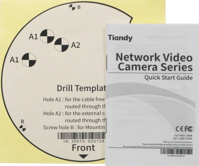 Камера видеонаблюдения IP Tiandy Lite TC-C38KS I3/E/Y/2.8/V4.0 2.8-2.8мм цв. корп.:белый