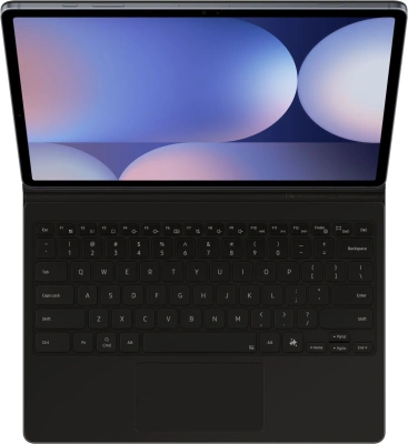 Чехол-клавиатура Samsung для Samsung Galaxy Tab S9+/S9 FE+/S10+ Book Cover Keyboard поликарбонат/полиуретан черный (EF-DX825UBRGRU)