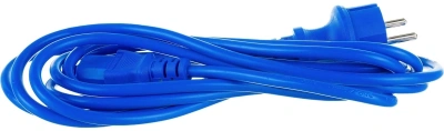Шнур питания Lanmaster LAN-PP13/SH-3.0-BL C13-Schuko проводник.:3x0.75мм2 3м 220В 10А синий