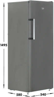Морозильная камера Beko RFSK215T01G серый