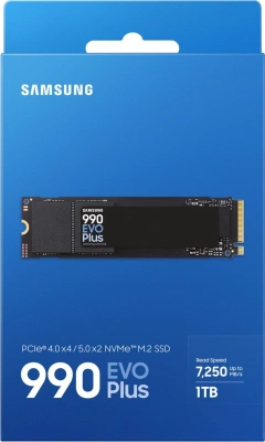 Накопитель SSD Samsung PCIe 4.0 x4 1TB MZ-V9S1T0B/AM 990 EVO Plus M.2 2280
