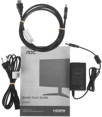 Монитор AOC 24" 24B36X черный IPS LED 16:9 HDMI матовая 300cd 178гр/178гр 1920x1080 144Hz DP FHD 2.52кг