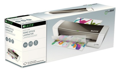 Ламинатор Leitz iLam Home белый/серый (73680089) A4 (75-125мкм) 31см/мин (2вал.) лам.фото реверс