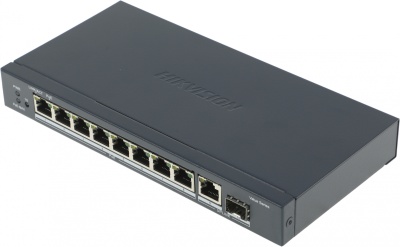 Коммутатор Hikvision DS-3E0510P-E/M(B) 9x1Гбит/с 1SFP 8PoE 58W неуправляемый