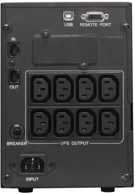 Источник бесперебойного питания Powercom Smart King Pro+ SPT-1500-II LCD 1200Вт 1500ВА черный
