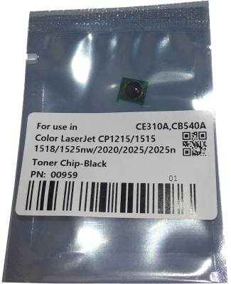 Чип тонер-картриджа Cet CET0959 (CE310A/320A/CB540A/CC530A) для HP Color LJ CP1215/1515/2025/CP1025
