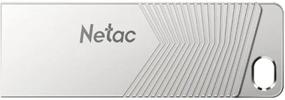 Флеш Диск Netac 64Gb UM1 NT03UM1N-064G-32PN USB3.2 серебристый