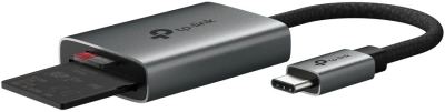 Устройство чтения карт памяти USB Type-C TP-Link UA430C серый