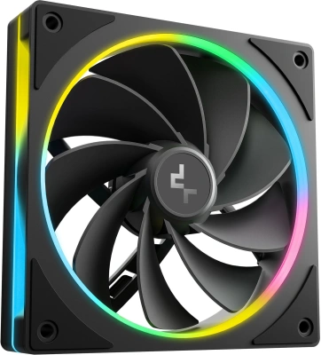 Вентилятор для корпуса Deepcool FL12R SE Reverse ARGB 120х120x25 черный 4-pin 25.79дБ (R-FL12RSE-BKAPN1-G) Ret