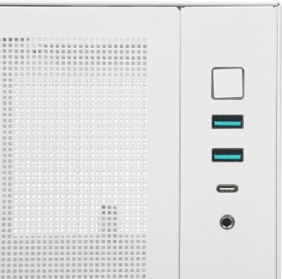 Корпус Deepcool CH170 Digital белый без БП miniITX 6x120mm 2xUSB3.0 audio bott PSU