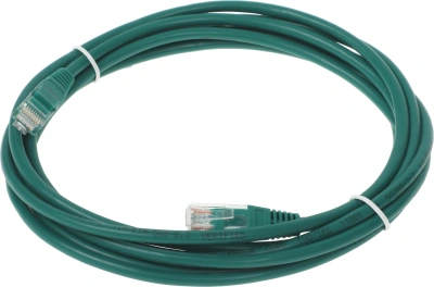 Патч-корд Lanmaster UTP TWT-45-45-3.0-GN UTP RJ-45 вил.-вилка RJ-45 кат.5E 3м зеленый ПВХ (уп.:1шт)
