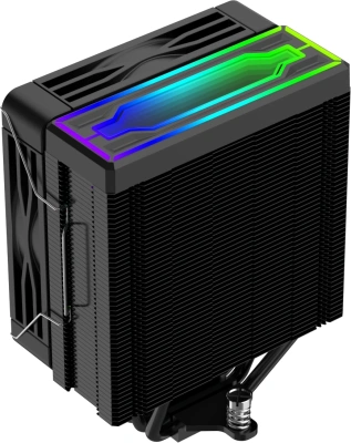 Устройство охлаждения(кулер) Bloody BD-AC205-ARGB1 ARGB Soc-AM5/AM4/1200/1700/1851 черный 4-pin 14-26dB Al+Cu LCD 205W 513gr Ret (BD-AC205-ARGB1-BK)