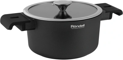 Кастрюля Rondell Modern RDA-1726 2.6л. d=20см (с крышкой) черный