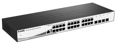 Коммутатор D-Link DGS-1210-28/ME/A2B 24x1Гбит/с 24xКомбо(1000BASE-T/SFP) 4SFP управляемый