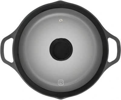 Сотейник Rondell Pacific Grey RDA-1907 4.1л. d=28см (с крышкой) графитовый