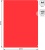 Папка-уголок Бюрократ -E310/1RED A4 пластик 0.18мм красный
