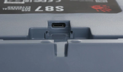 Клавиатура A4Tech S87 Energy механическая серый USB for gamer LED (S87 USB ENERGY ASH) кабель 1.8м