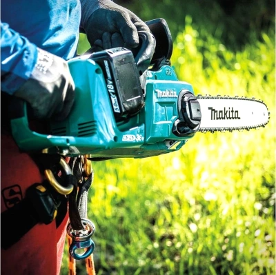Цепная пила Makita DUC353CT2 аккум. 1100Вт дл.шины:14" (35cm) 2аккум. 5Ач ЗУ