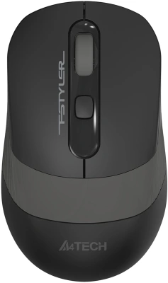 Мышь A4Tech Fstyler FG10 черный/серый оптическая 2000dpi беспров. USB 4but (FG10 GREY)