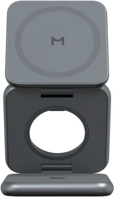Беспроводное зар./устр. Magssory fold pro 23W 3A+2.22A (PD+QC+QI) USB Type-C для Apple темно-синий (WCH063M)