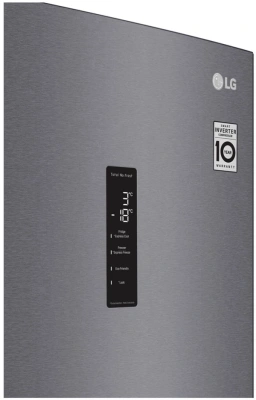 Холодильник LG GA-B509CLSL 2-хкамерн. графит мат. инвертер