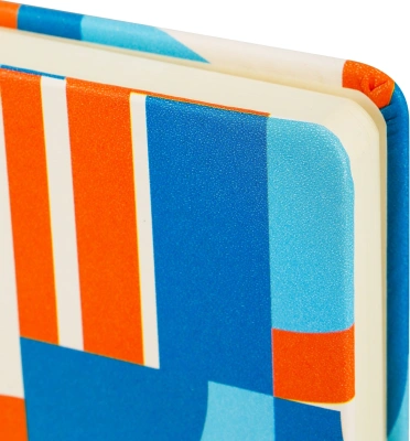 Ежедневник Deli COLORING CN148 A5 обложка картон 136стр. розовый/голубой