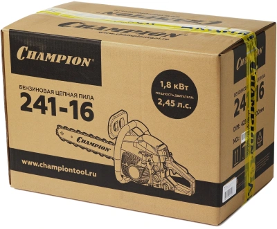 Бензопила Champion PN241-16 1800Вт 2.45л.с. дл.шины:16" (40cm)