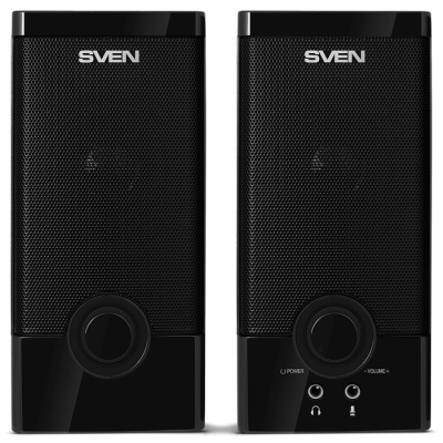 Колонки Sven SPS-603 2.0 черный 6Вт