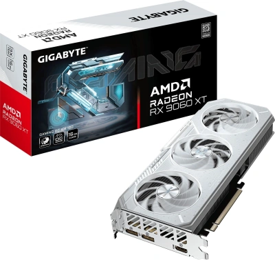 Видеокарта Gigabyte PCI-E 5.0 GV-R906XGAMINGOCICE-16GD AMD Radeon RX 9060XT 16Gb 128bit GDDR6 2780/20000 HDMIx1 DPx2 HDCP Ret