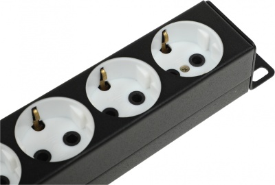 Блок распределения питания ЦМО БР-9П-Ш-9005 гор.размещ. 9xSchuko базовые 10A Schuko 2м