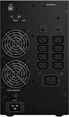 Источник бесперебойного питания Powercom Macan Plus MAC3000TIN 3000Вт 3000ВА черный