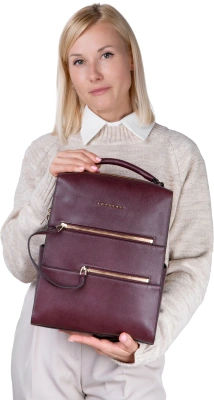 Рюкзак женский Piquadro Patricia CA6771W140/BO бургунди натур.кожа