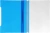 Папка-скоросшиватель Бюрократ -PS20BLUE A4 прозрач.верх.лист пластик синий 0.12/0.16