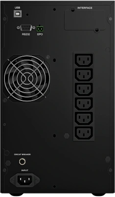 Источник бесперебойного питания Powercom Macan Plus MAC1500TIN 1500Вт 1500ВА черный