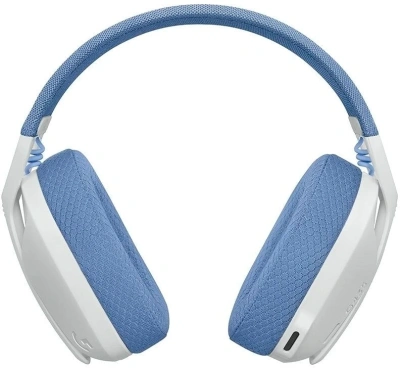 Наушники с микрофоном Logitech G435 белый/синий накладные BT/Radio оголовье (981-001075)